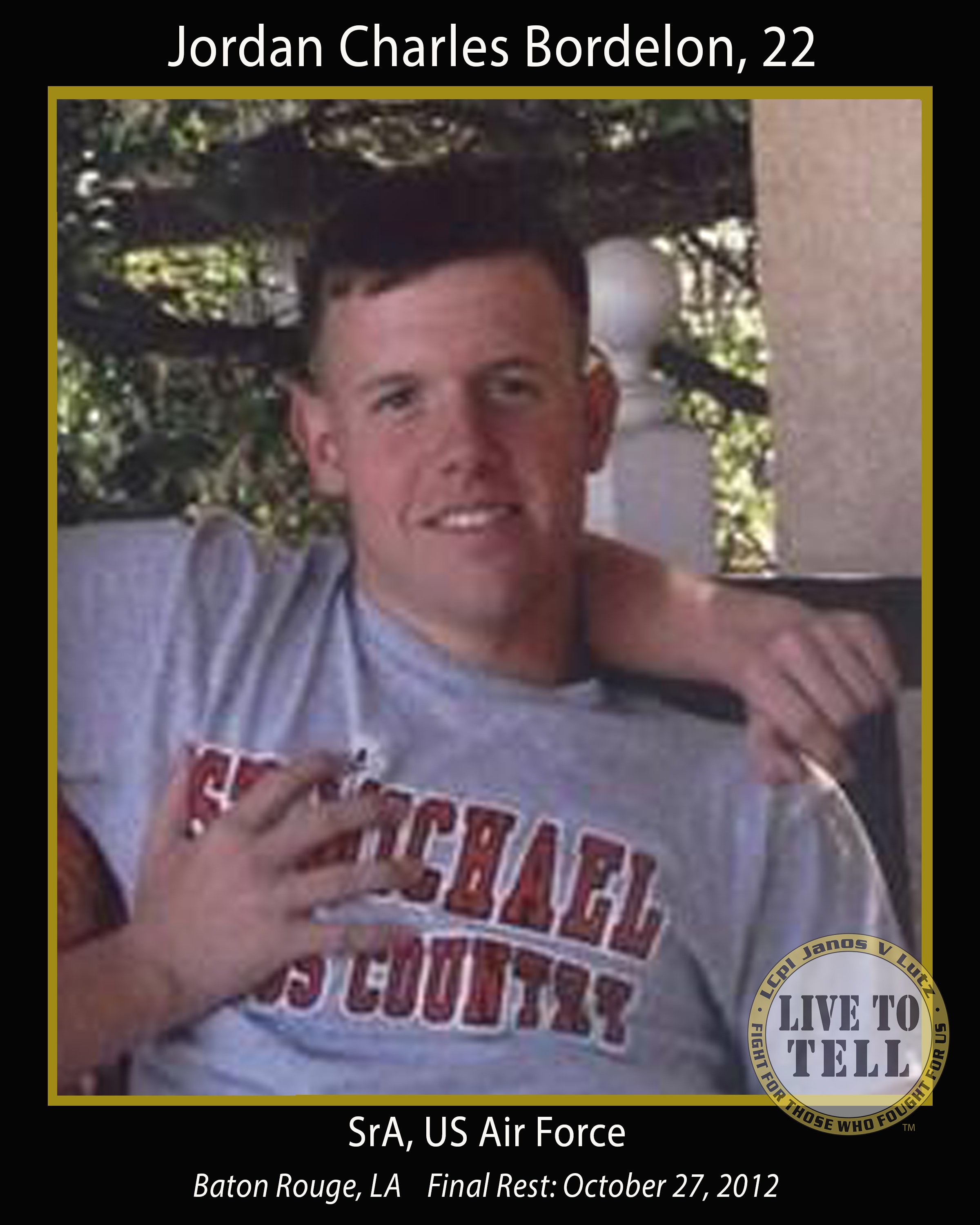 Jordan Charles Bordelon, 22