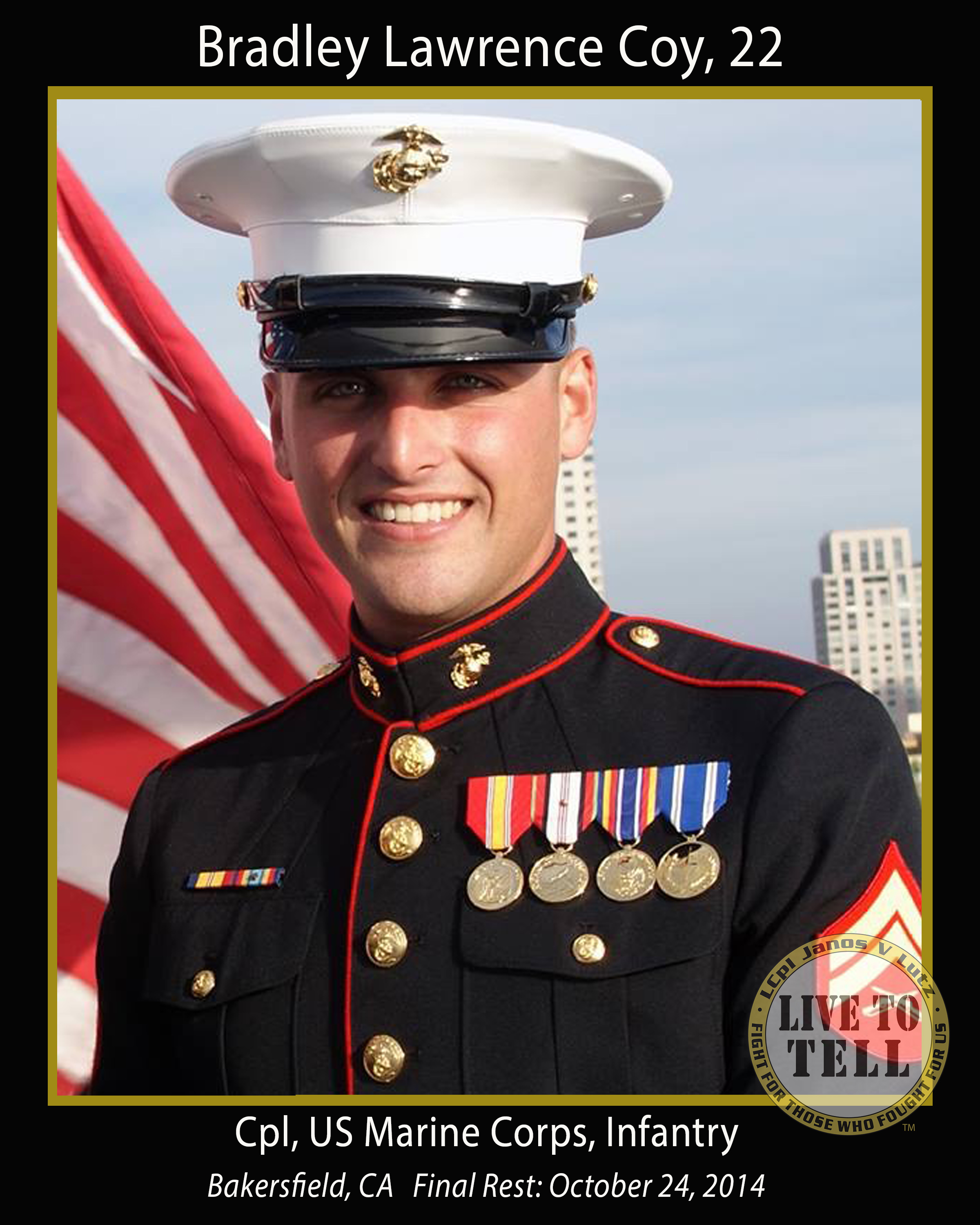 Bradley Lawrence Coy, 22