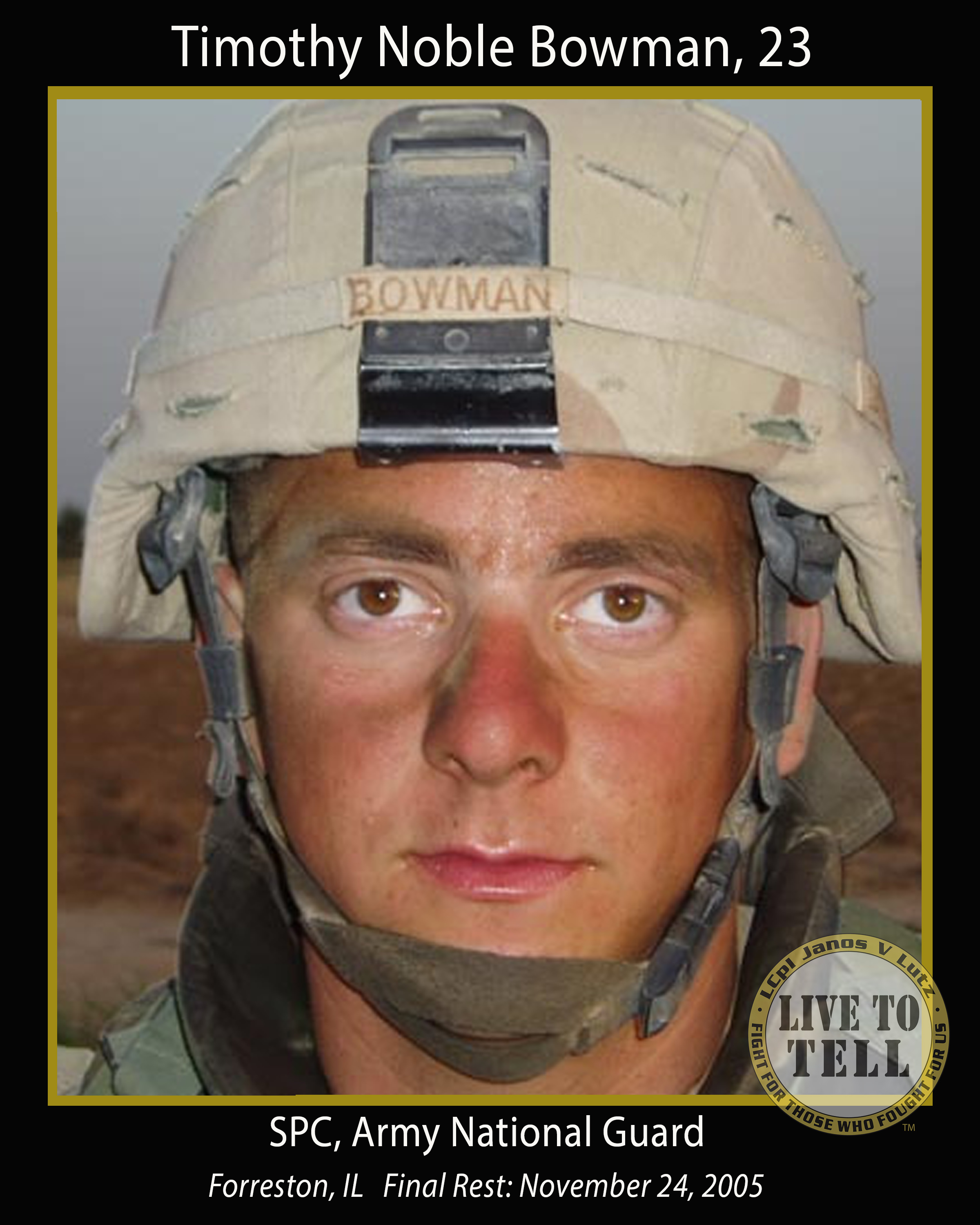 Timothy Noble Bowman, 23