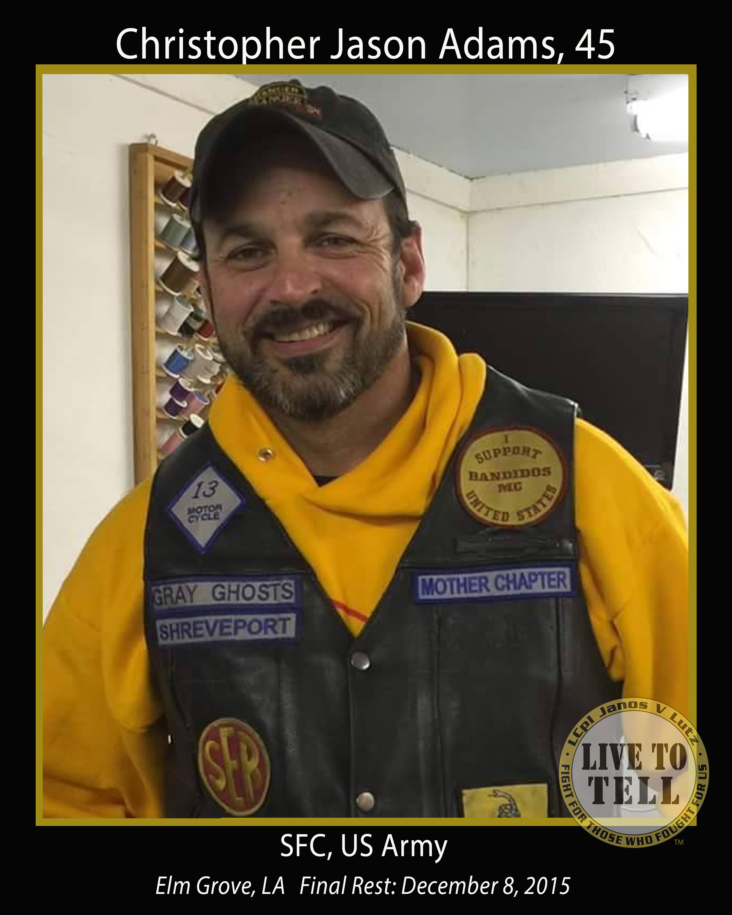 Christopher Jason Adams, 45
