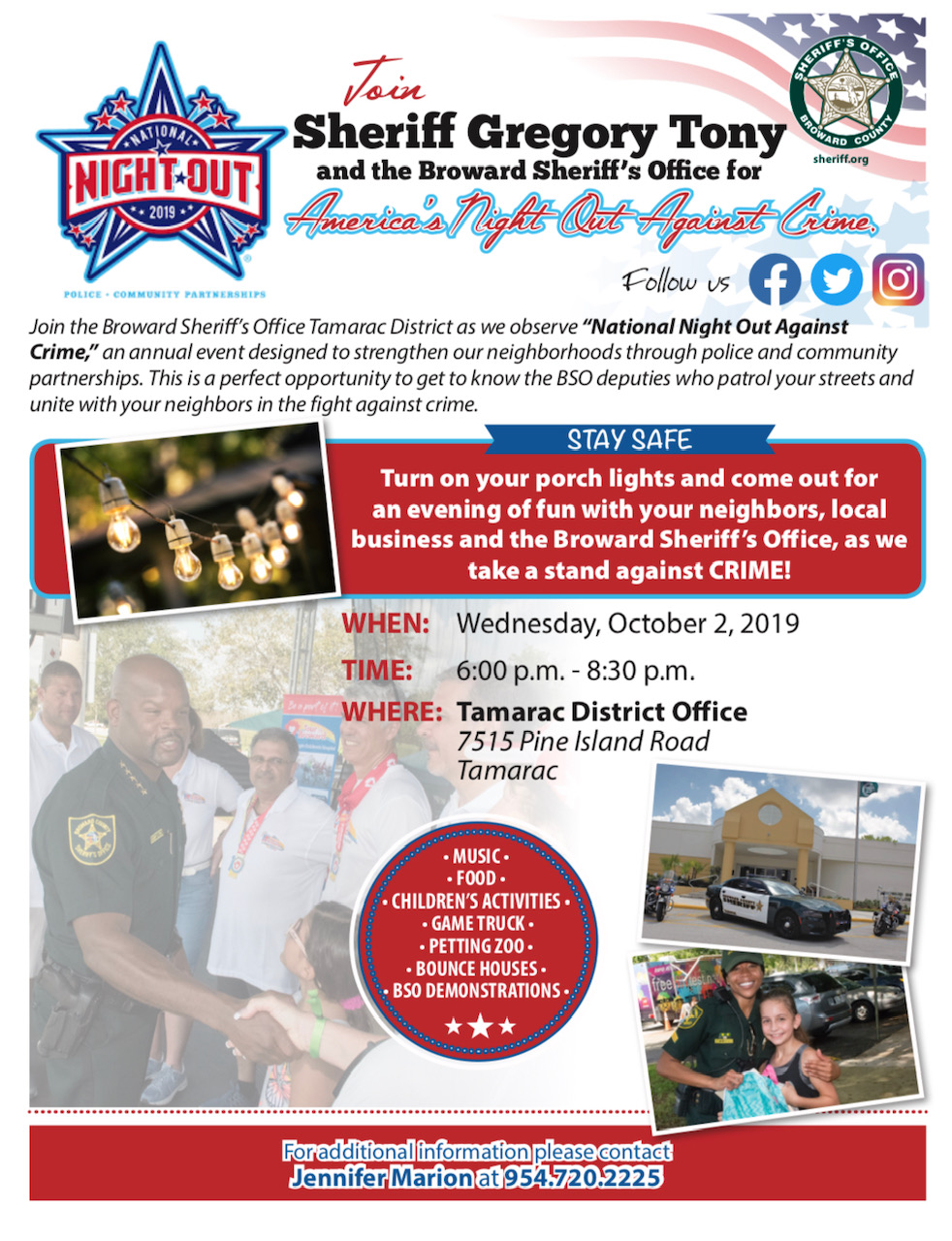 America’s Night Out Against Crime!